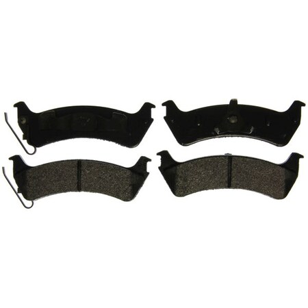 Wagner Brakes Semi-Met Disc Pad Set, Zx664 ZX664